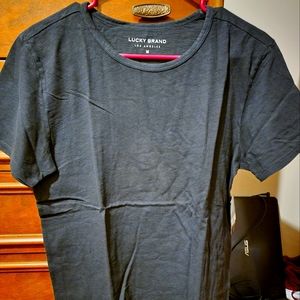 Lucky Brand Women's Boxy T-Shirt Size Medium, Black